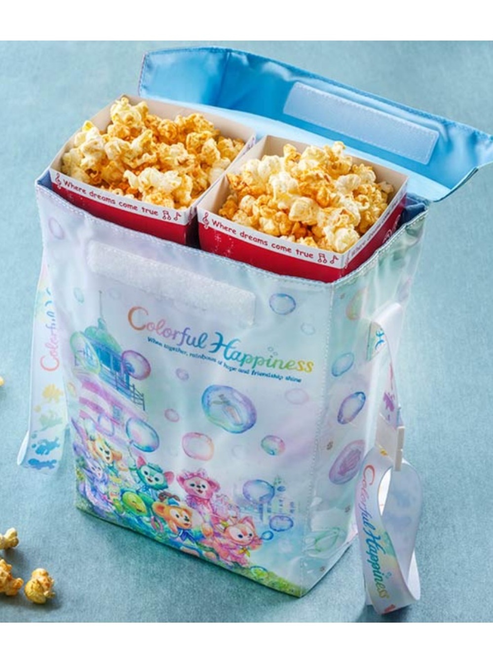 20th Anniversary Duffy and Friends Souvenir Popcorn Bag-NWOT